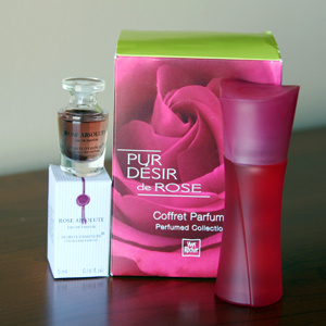 Rose Absolu and Pur Desir de Rose by Yves Rocher