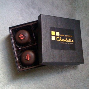 Wine country chocolates Wine country chocolates