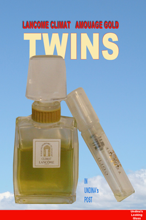 Twins: Lancome Climat & Amouage Gold