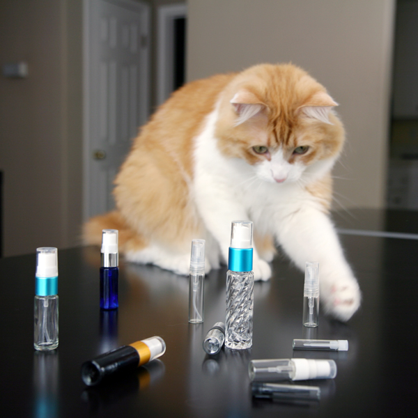 Rusty and decanting bottles