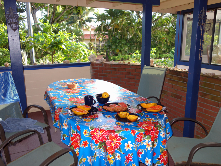 Kauai: Breakfast at lanai