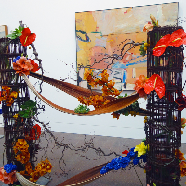 2014 Flower composition for an abstract painting