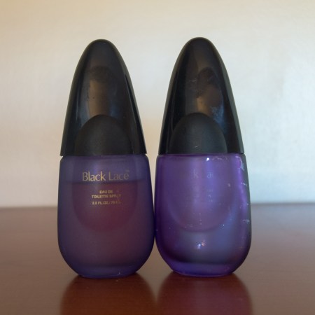 Black Lace Perfume Bottle