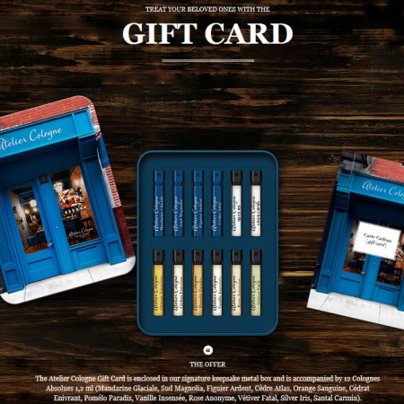 Atelier Cologne Gift Card