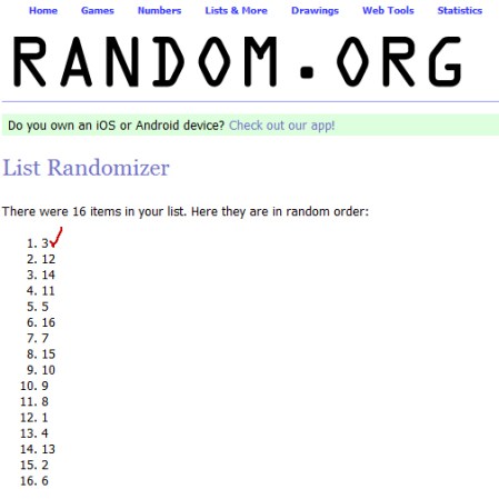 SJP Stash Draw Winner