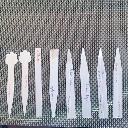 Perfumes tested in London