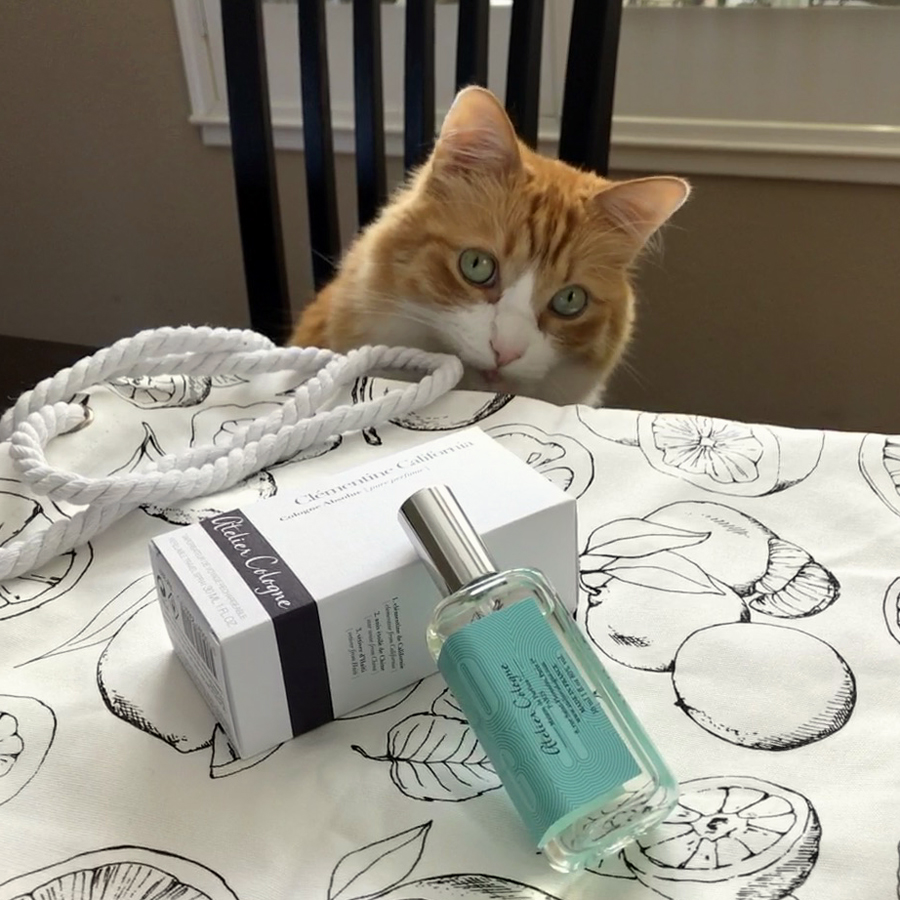 Rusty and Atelier Cologne Clementine California