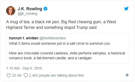 Summonning JK Rowling