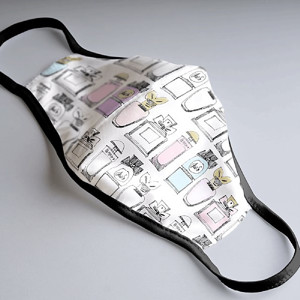 Perfume Bottles Face Mask