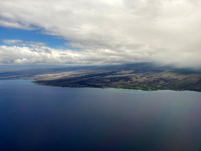 Flying into Kona 2021