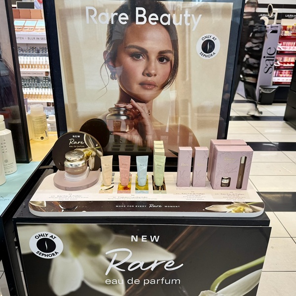 Sephora Display for Rare Beauty Perfume Balms